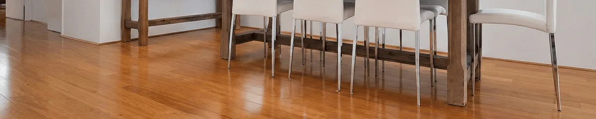 Professionally installed and refinished bamboo flooring in a residential home, showcasing smooth finish and natural wood tones in Nashville, TN