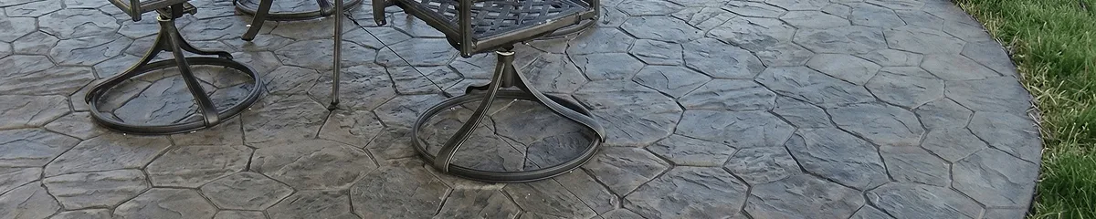 Garden relaxation area with professionally installed stone flooring in Nashville TN